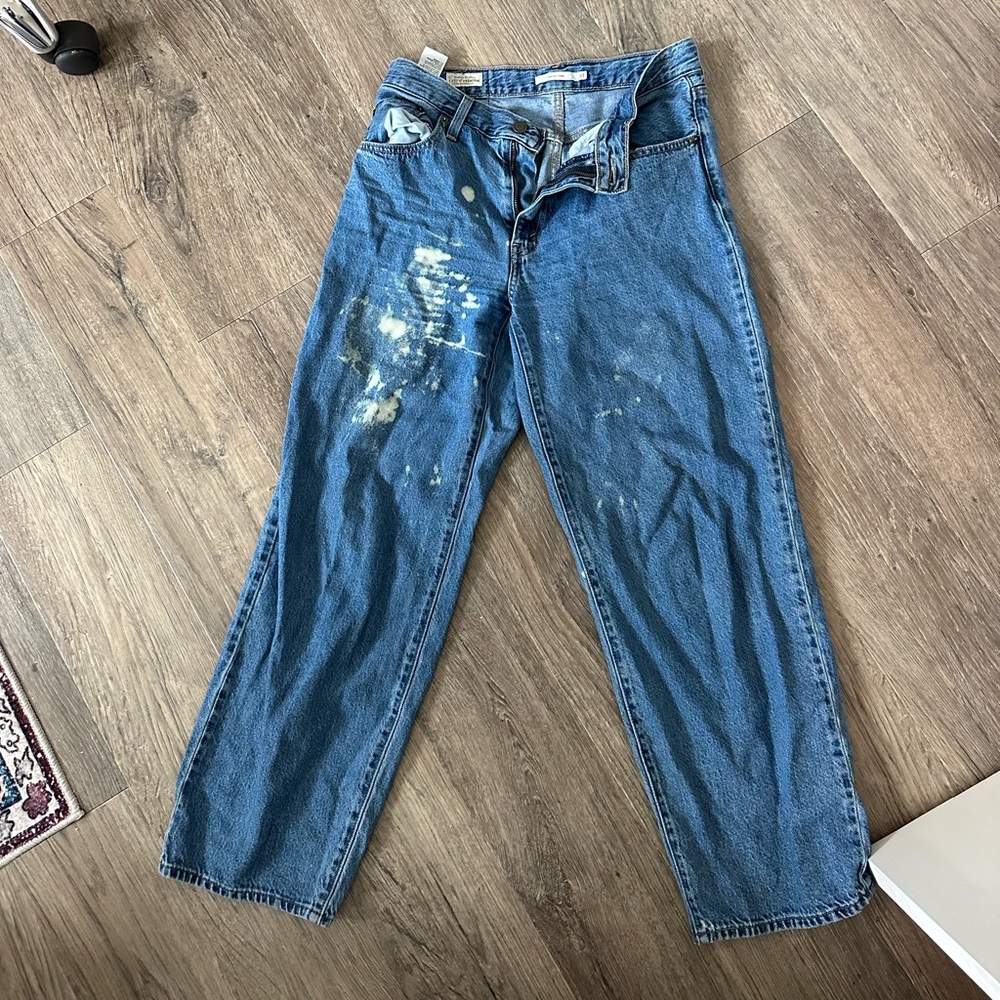 Acid wash baggy dad Levi’s